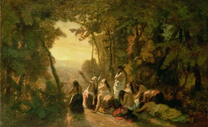Weinen der Tochter von Jephthah, 1846
